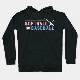 Softball or Baseball Shirt, Sports Gender Reveal Hoodie